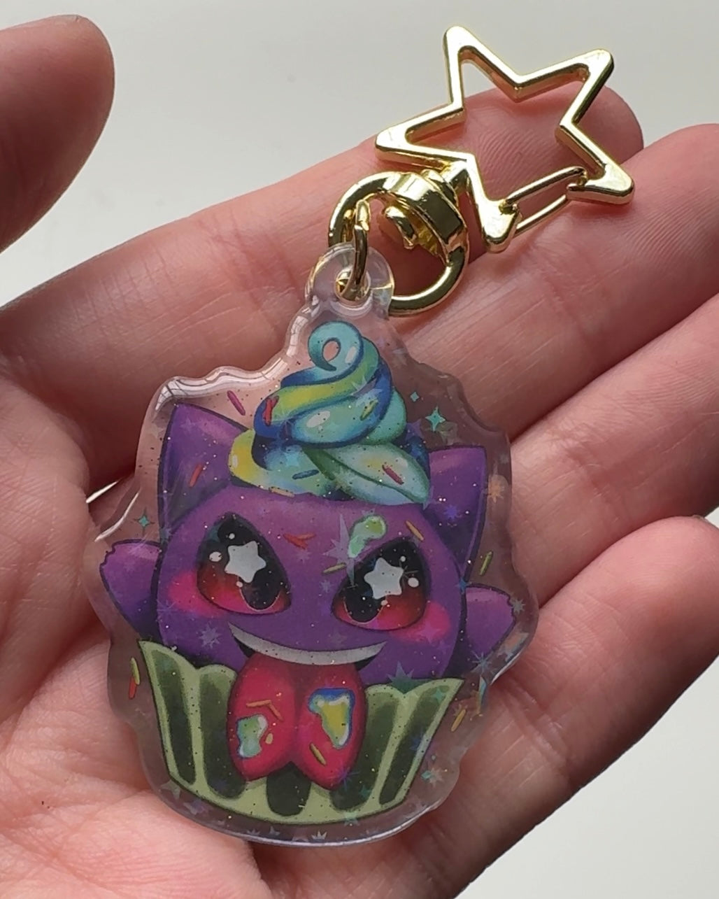 Smiley ghoul keychain 🌟