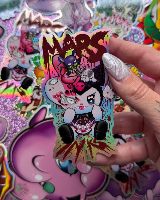 Deathcore Rabbit Sticker