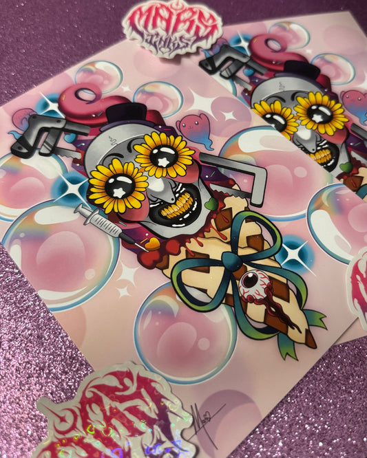 Happy Clown Mini-Print